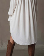 Evanna | Lace Shirt Mini Dress