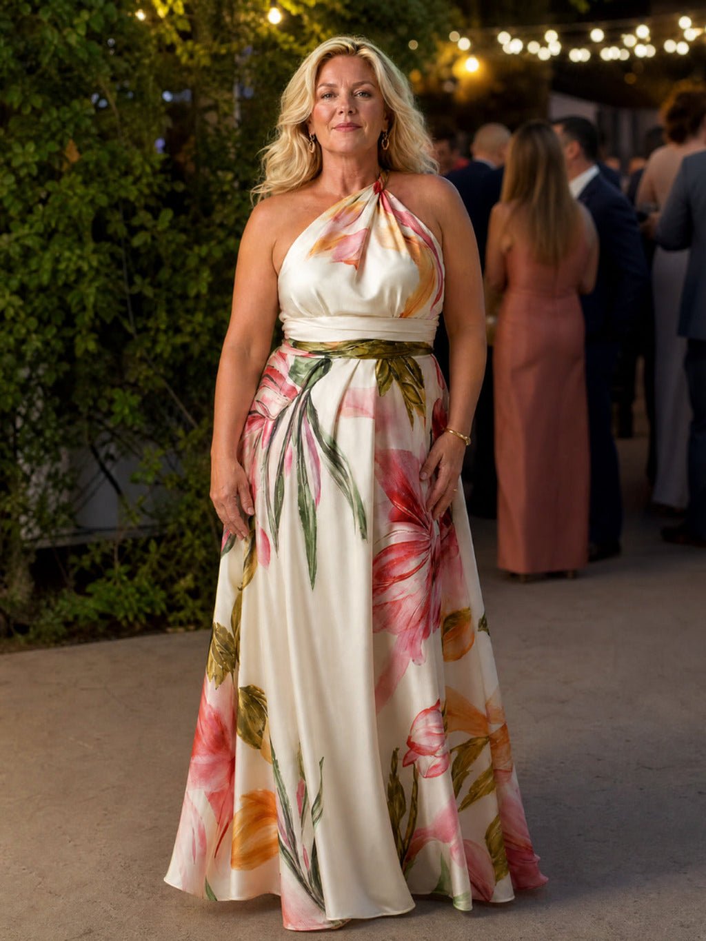 Lorraine | Light Floral Maxi Dress