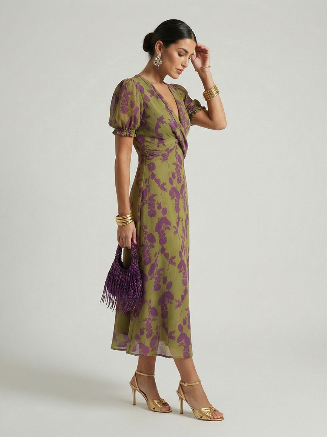 Suzanne | Relaxed Floral Midi Dress