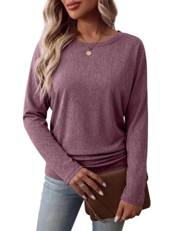Limited time sale🔥Women's Fall Ruched Hem Lightweight Sweaters