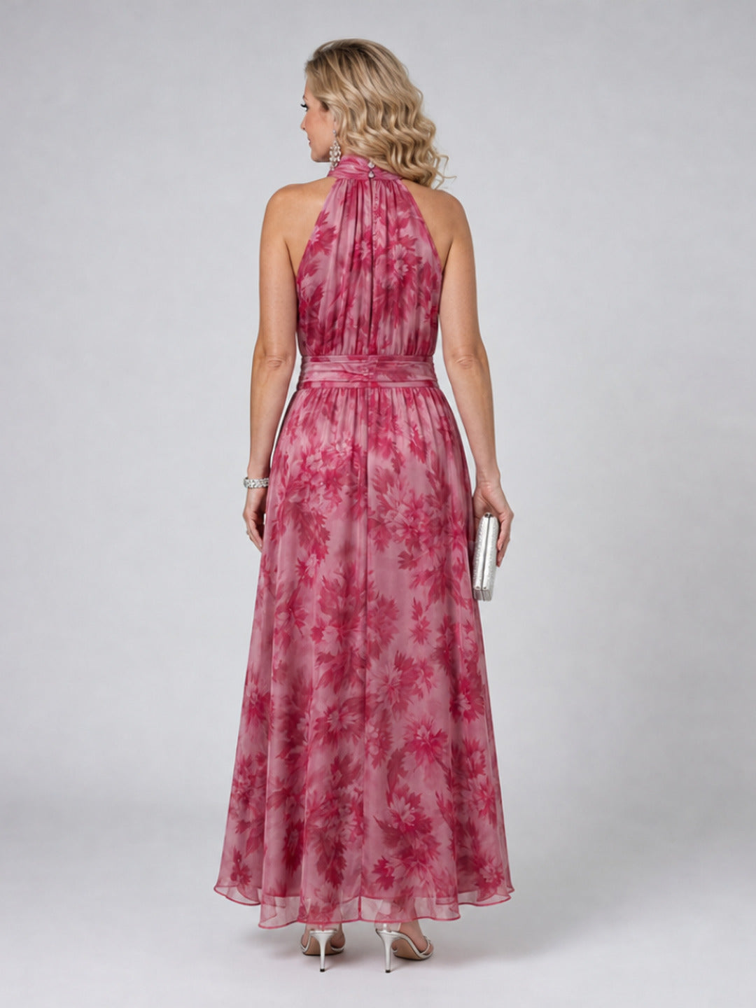Joséphine | Soft Halter Neck Midi Dress