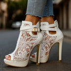 Eloise | Elegant Lace Pumps