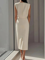 Petronella | Midi Dress with Side Slit