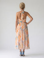 Margaret | Soft Halter Midi Dress