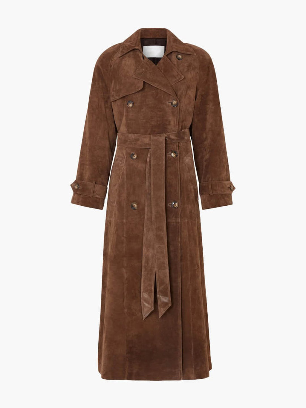 Janet | Suede trench coat