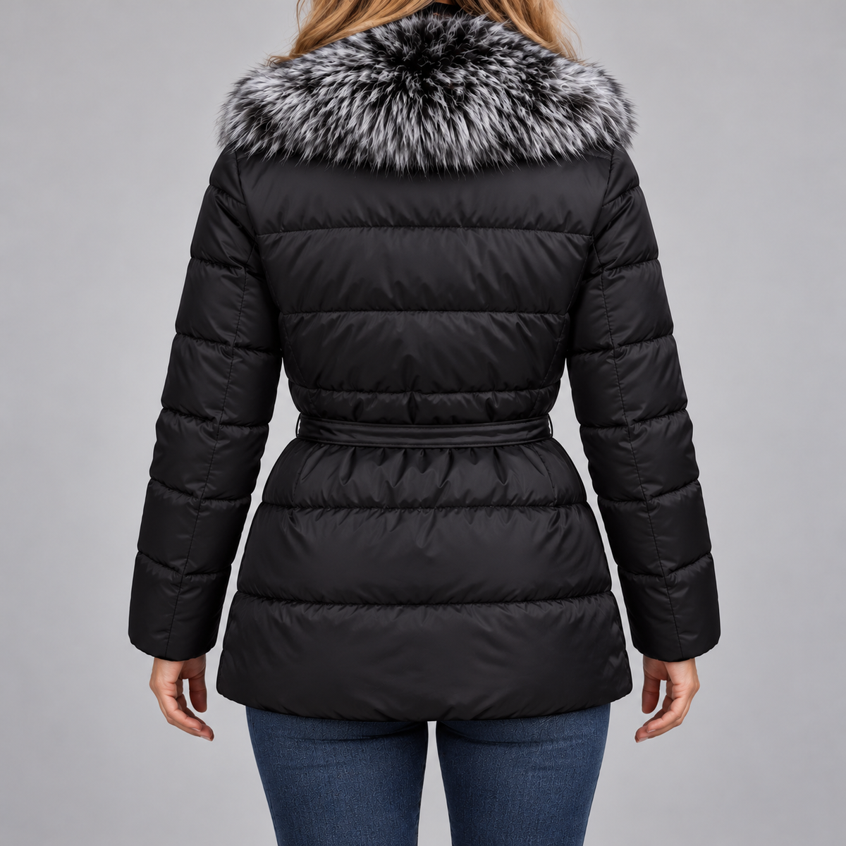 Vivienne™ | Faux Fur Collar Padded Jacket