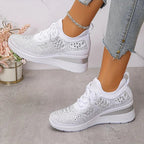 Honora | Orthopedic Sneakers With Sparkling Rhinestones