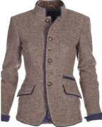 Libby | Stand-Collar Two-Tone Blazer