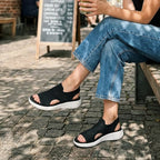 Helenka | Platform Sandals With Breathable Material